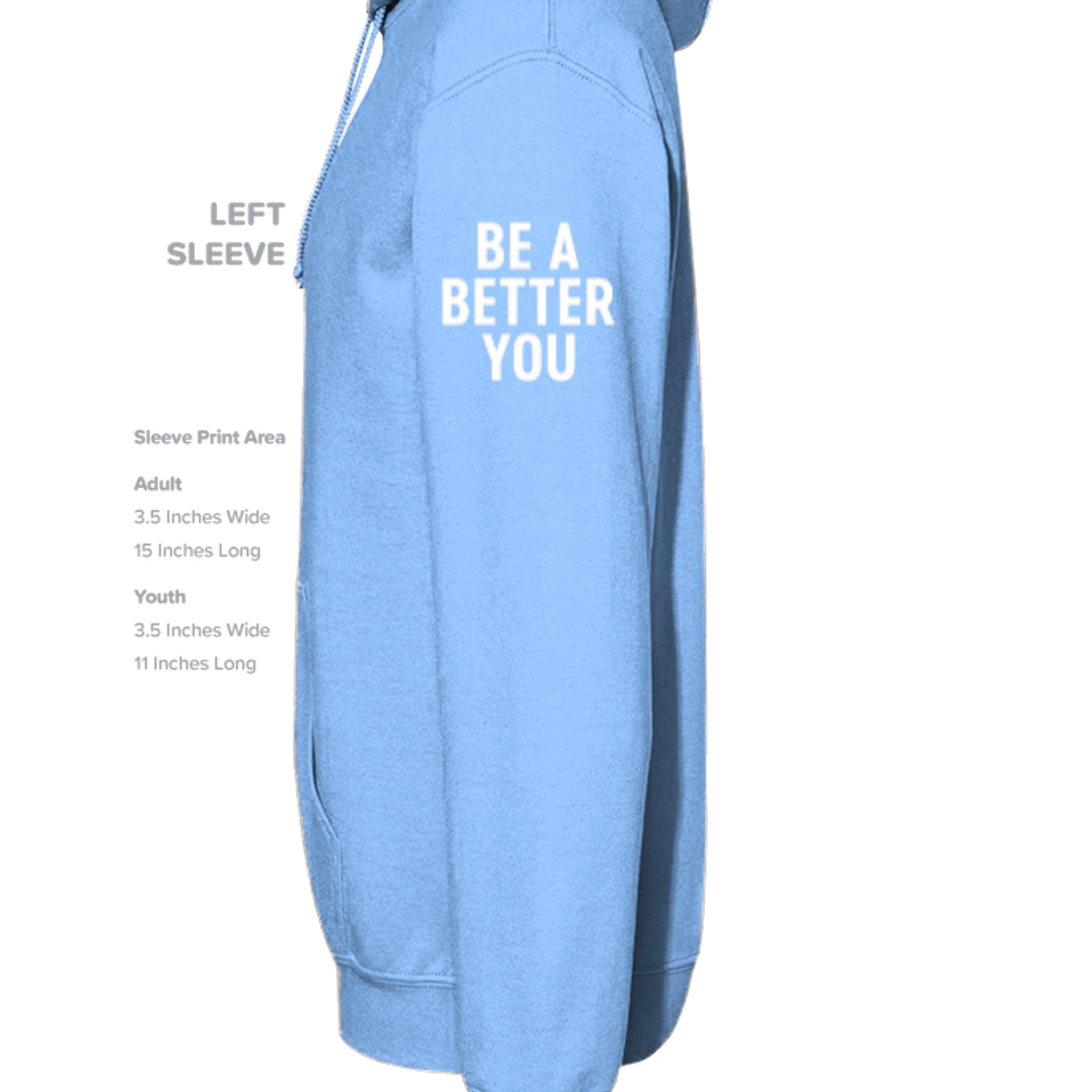 CAROLINA BLUE - G185 - SLEEVE_LEFT