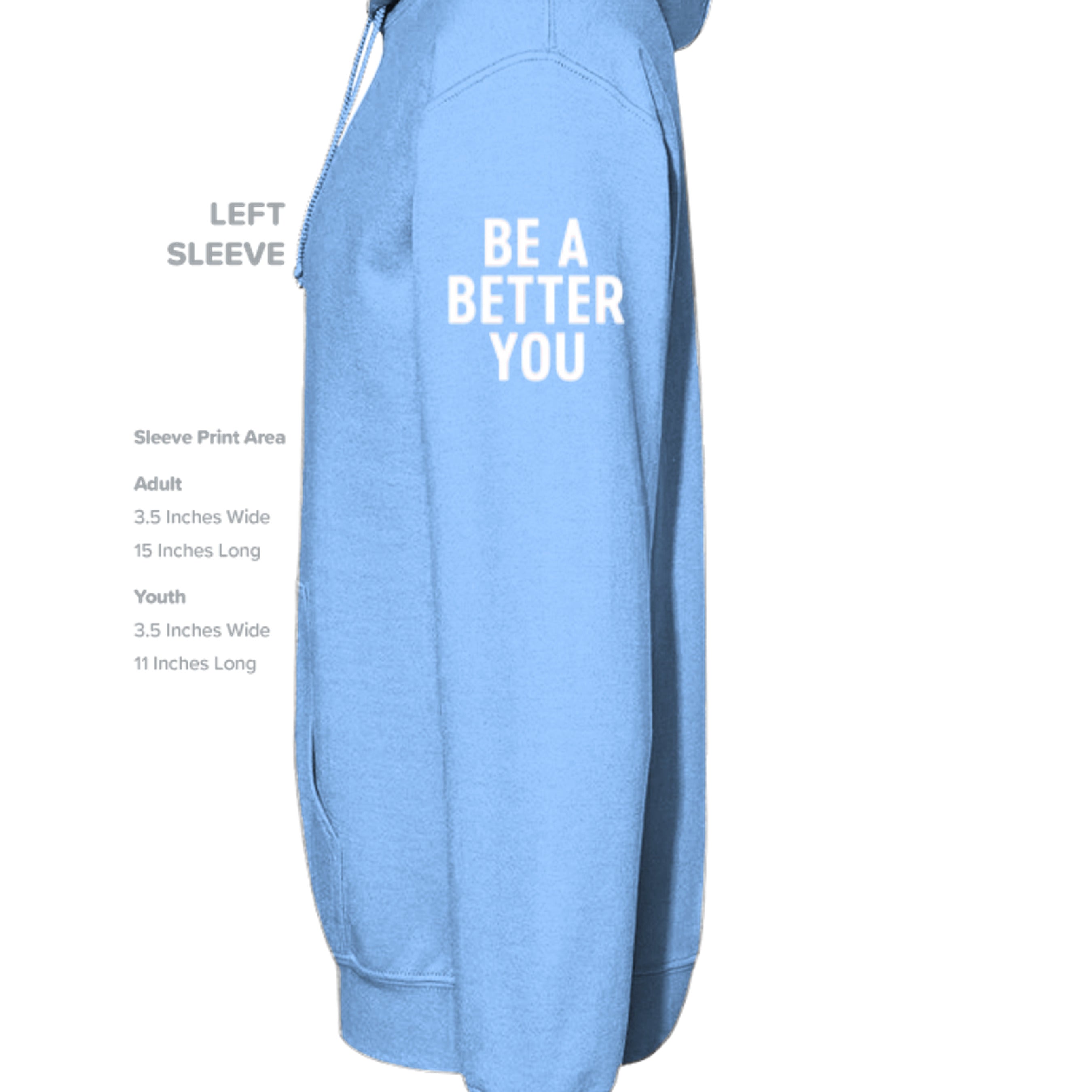 CAROLINA BLUE - G185 - SLEEVE_LEFT